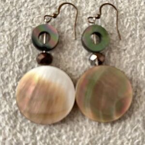 Elegant Shell Drop Earrings